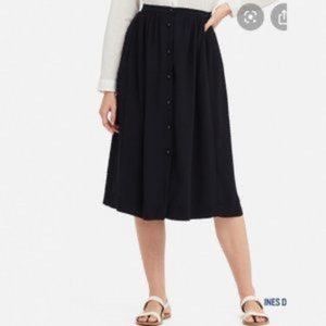 UNIQLO x INES DE LA FRESSANGE rayon skirt